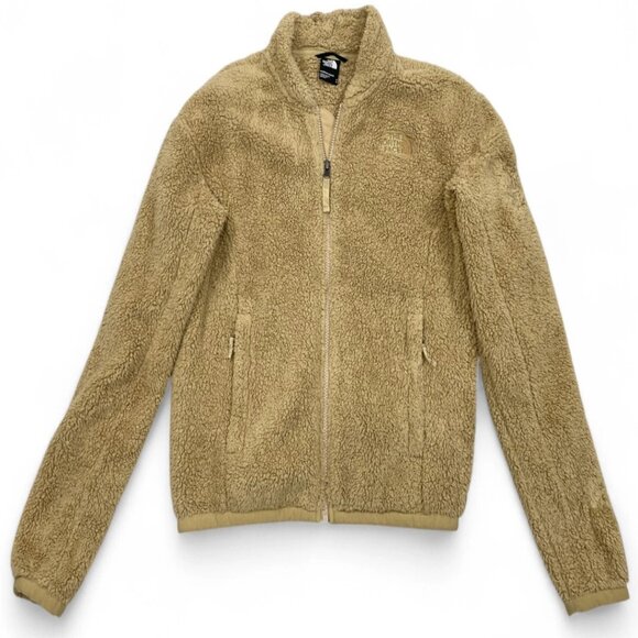 The North Face Jackets & Blazers - The North Face Beige Oatmeal Brown Fleece Full Zip Jacket Women's Small S